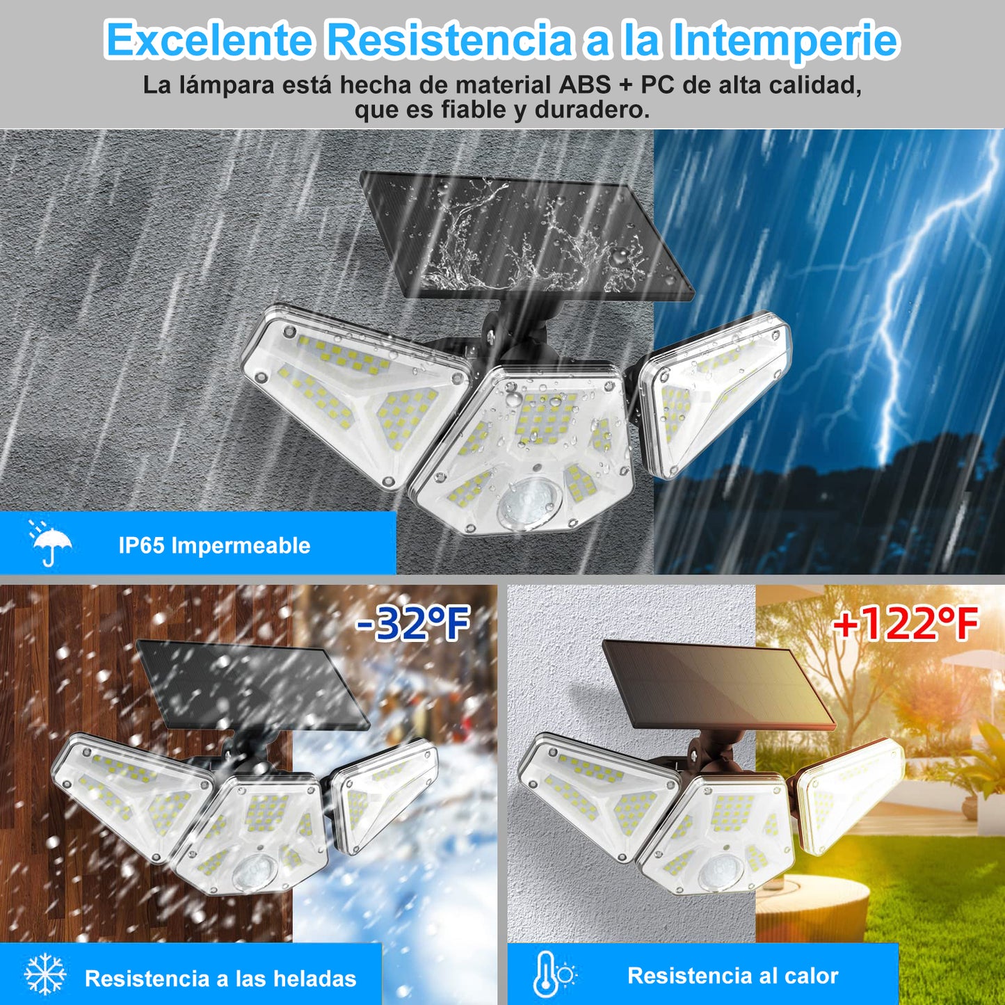 KOSCHEAL Solar Light 113LED 10W – Motion Sensor, 3 Modes