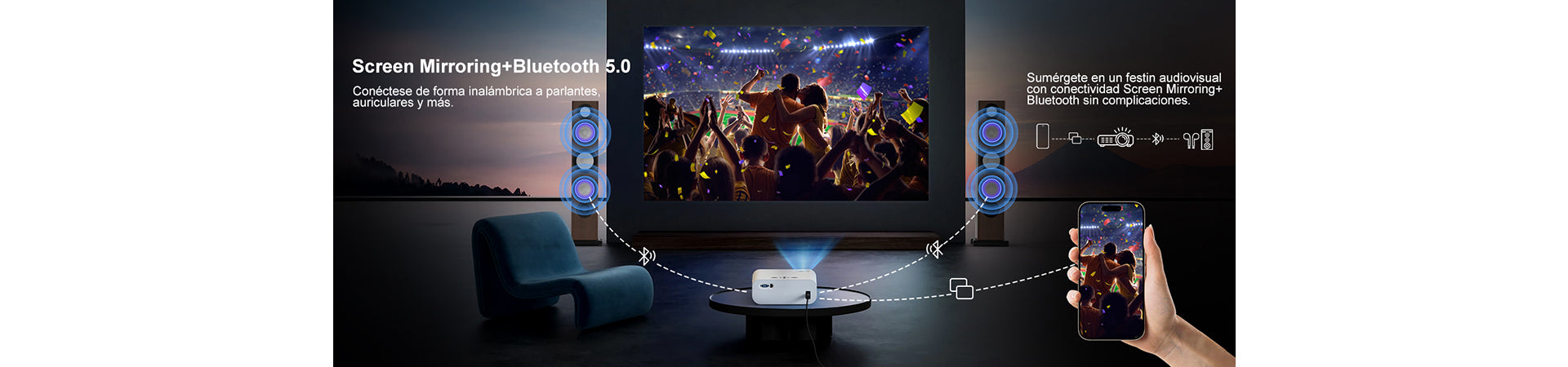 Koscheal H6 Home Theater Projecto