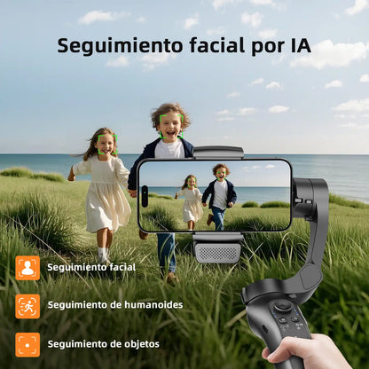 KOSCHEAL L7Bpro puls AI Tracking Gimbal for Smartphones with Fill Light