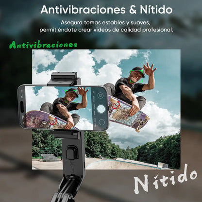 Koscheal A6 Gimbal Stabilizer with Fill Light