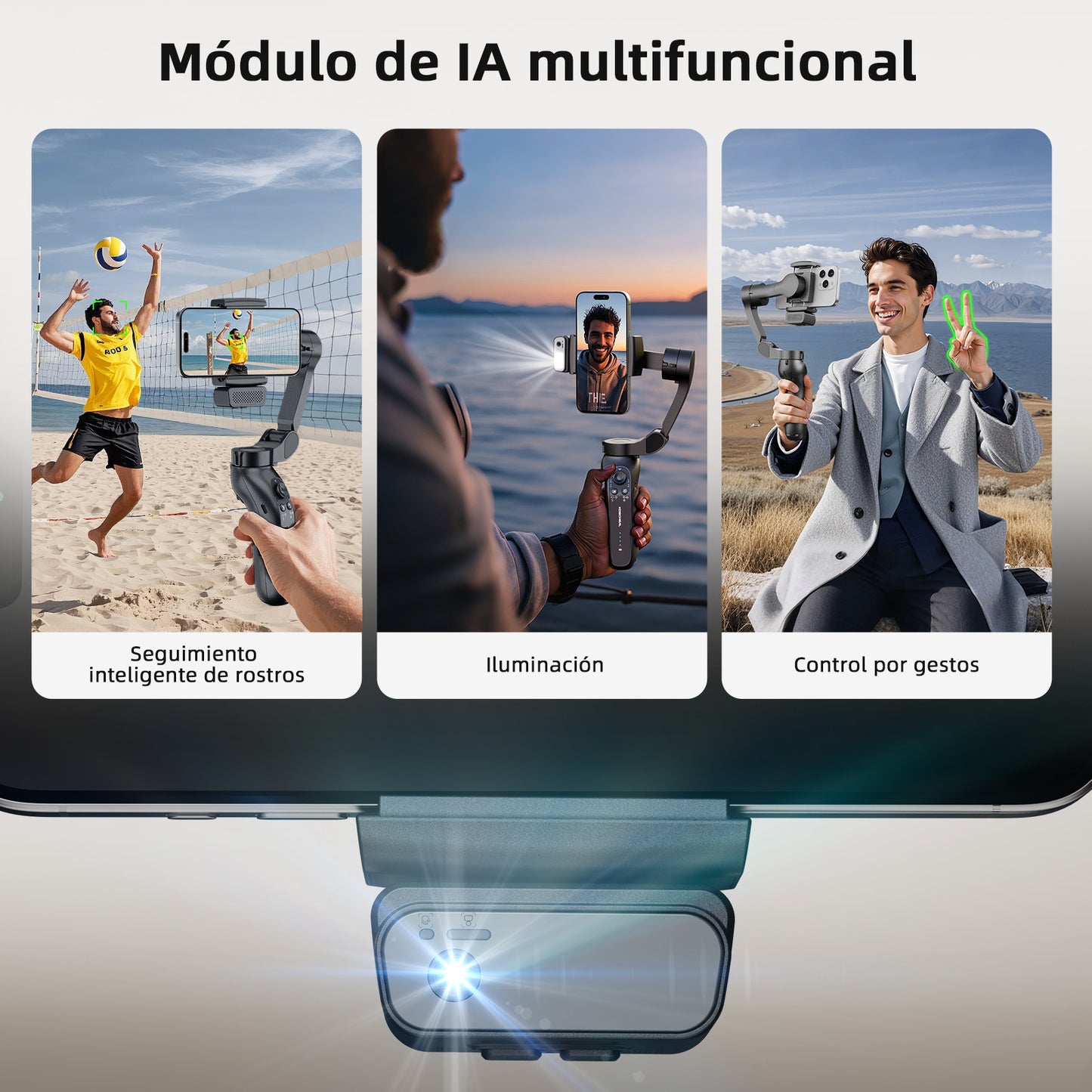 KOSCHEAL L7Bpro puls AI Estabilizador para Celular