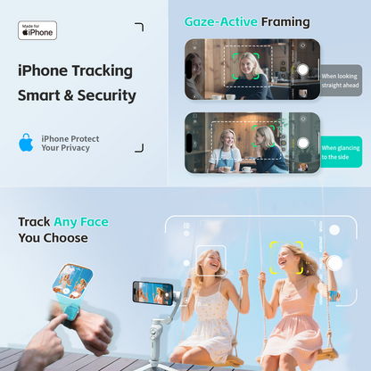 MOGO Seguimiento Facial Inteligente Gimbal Para iPhone