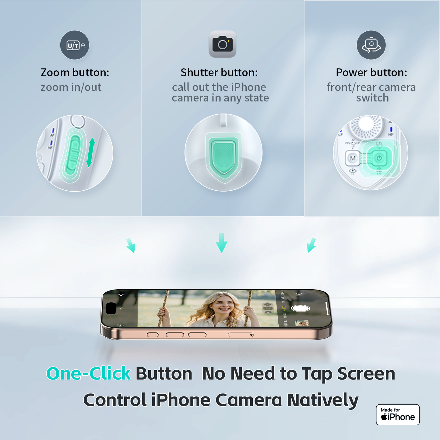 MOGO Seguimiento Facial Inteligente Gimbal Para iPhone