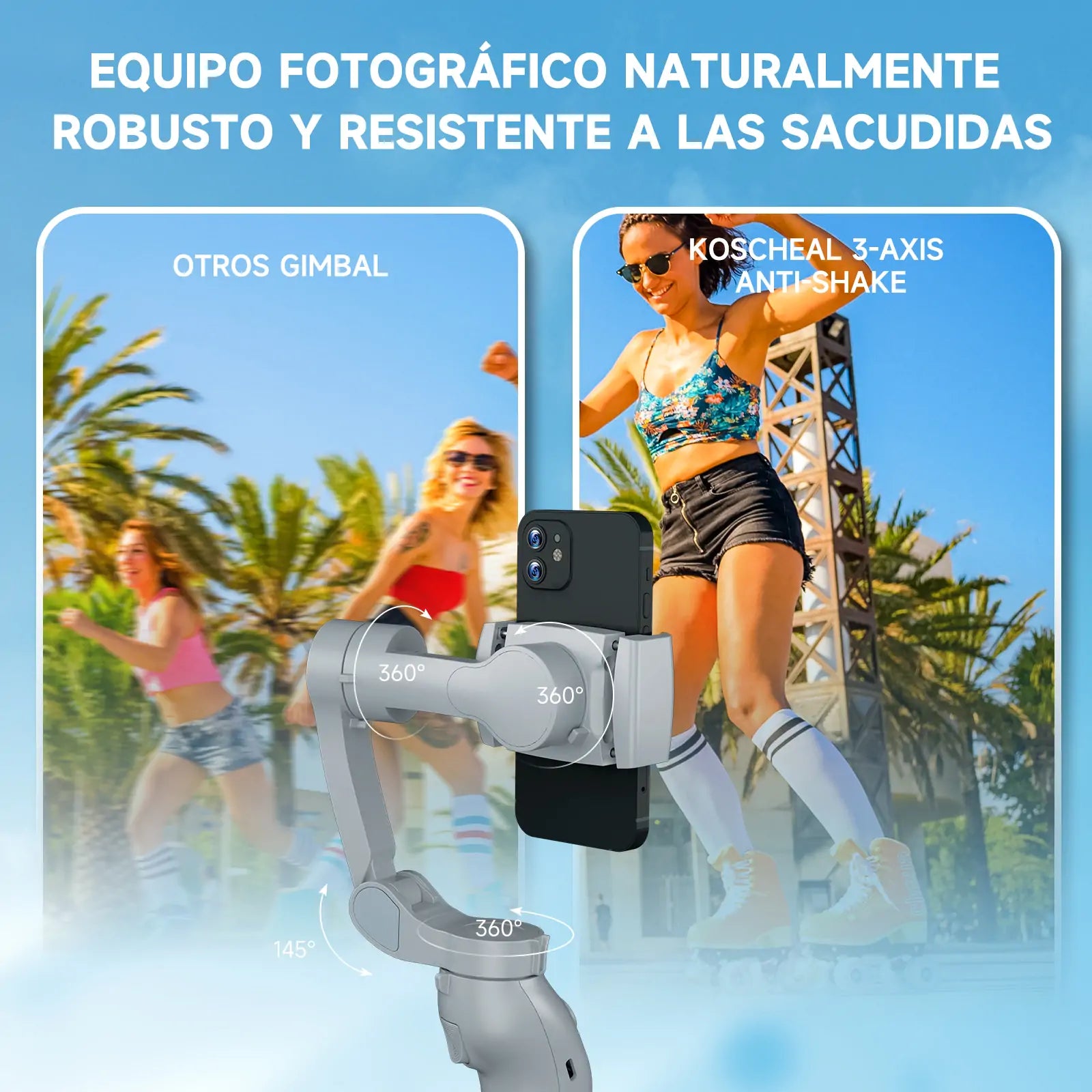 Koscheal L7B Pro Mobile Phone Stabilizer