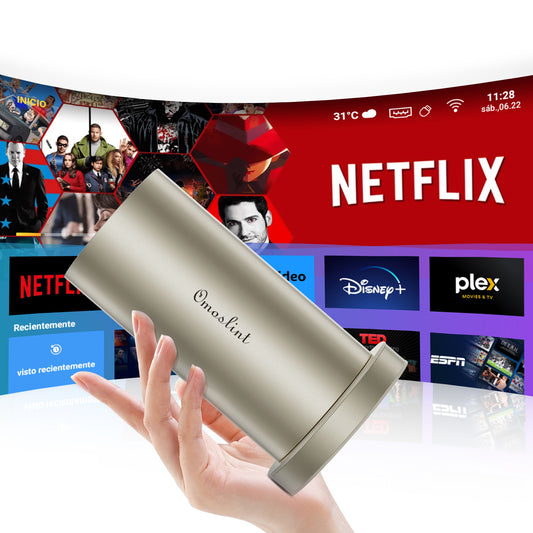 Proyector Portátil, [Electric Focus & Keystone] 2025 Mini Cañón Proyector 4K | 300 ANSI | WIFI6 | Ajuste Vertical de 90°| Ideal para Presentaciones |Cine en Casa| Estudios